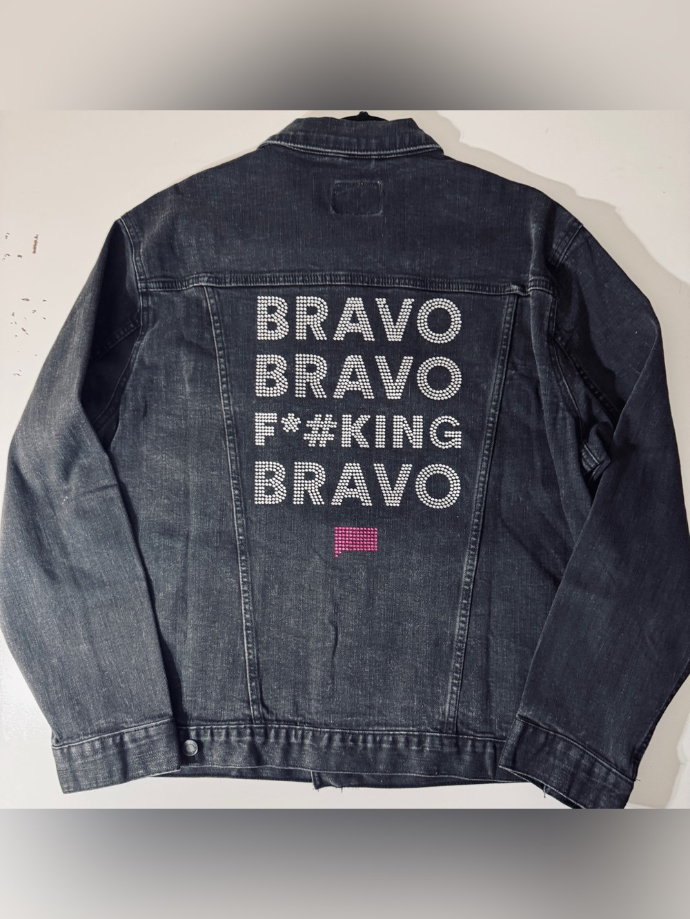 Rare Members Only Bravo Jean Jacket from 2026 Bravocon Event